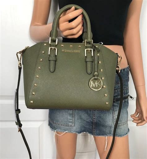 where to buy michael kors olive colour ladies handbags online